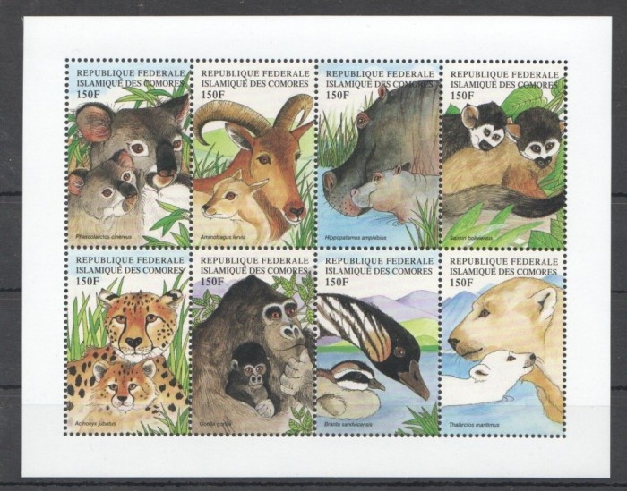 COMORES 1995 FAUNA ANIMALE SALBATICE