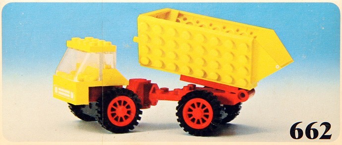 LEGO 662 Dump Truck foto mare LEGO 662 Dump Truck foto mare