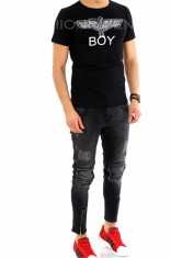 Tricou - tricou barbati - tricou slim fit - tricou fashion - 8095 P15-2 foto