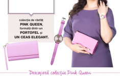 Geanta plic + ceas Pink Queen AVON foto