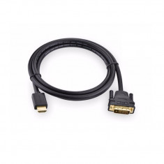 Cablu adaptor HDMI tata la DVI-D 24+1 pini tata pt laptop pc videoproiector - 2M