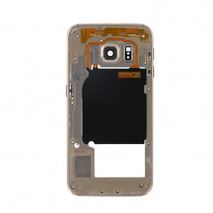 Rama carcasa mijloc Samsung Galaxy S6 Edge G925F gold foto