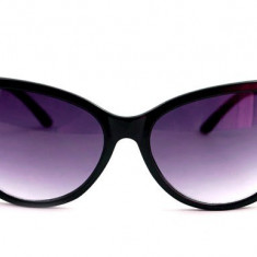 Ochelari de soare Cat Eyes fashion classic - UV 400 - NEGRU LUCIOS