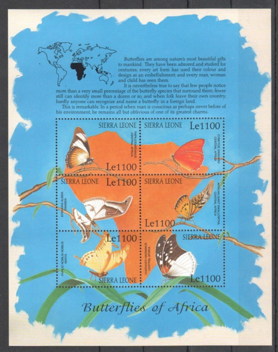 SIERRA LEONE 2001 FLUTURI