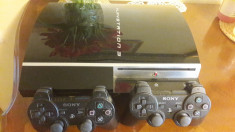 Consola PlayStation 3 + 2 manete foto
