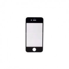 Geam sticla iPhone 4s negru foto