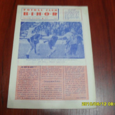 program - supliment FC Bihor oct. 1980