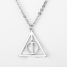 Pandantiv/Medalion HARRY POTTER Deathly Hallows Triangle foto