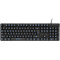 Tastatura Serioux Radiant, Iluminata, USB, Negru SRXK-KBL-003