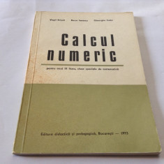 CALCUL NUMERIC PENTRU ANUL III DE LICEU,CLASE SPECIALE DE MATEMATICA,RF12/3