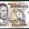 Botswana - 5 Pula ND 1992 - UNC P-11