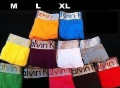 Boxeri Calvin Klein set 5 culori diverse la alegere M L XL Bumbac foto