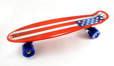 Penny Board Captain America - Skateboard ? Pennyboard - rulmenti ABEC 7 - NOU foto