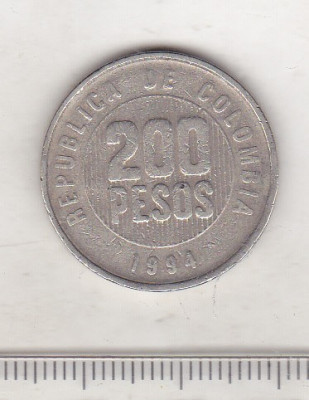 bnk mnd Columbia 200 pesos 1994 foto