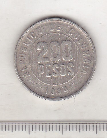 bnk mnd Columbia 200 pesos 1994