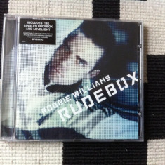 Robbie Williams rudebox 2006 CD disc booklet texte muzica synth pop dance EMI EU