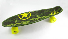 Penny Board Army - Skateboard ? Penny Board - Axe Aluminiu - ABEC 7 Carbon - NOU foto