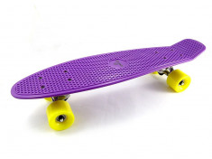 Penny Board - Pennyboard - Skateboard - Rulmenti ABEC7 - Roti Silikon - NOU foto