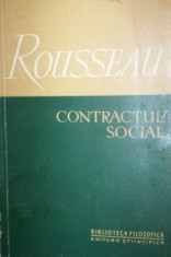 Contractul Social - J.J. Rousseau (Ed. Stiintifica) foto