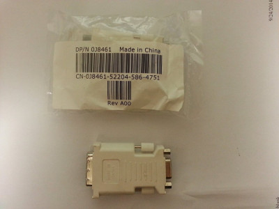 Adaptor convertor Dell DVI- VGA J8461 0j8461 (583) foto