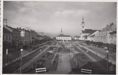 SIGHETU MARMATIEI PIATA UNIREI PARCUL BENZINA PHOTO ORIG. FOTOFILM CLUJ foto