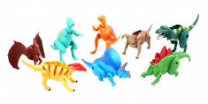 Set 8 figurine, dinozauri de jucarie transfomer - Oua de dinozaur foto