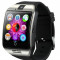 Smartwatch Vogue Q18 Argintiu, Ecran LCD Curbat, Bluetooth, NFC, SIM, Card, Camera, Difuzor, Microfon, Pedometru, Monitorizare somn + Folie ecran...