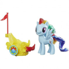 Figurina My Little Pony - Rainbow Dash cu Vehicul pentru Gala foto