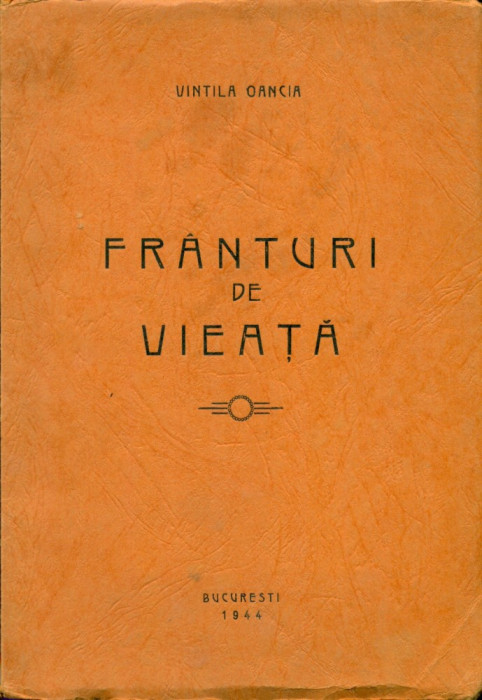 Franturi de vieata - Vintila Oancia (avangarda )