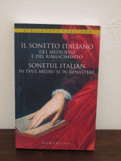 Sonetul italian in Evul mediu si in Renastere foto