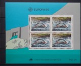 PORTUGALIA 1986 &ndash; PESCUIT OCEANIC EUROPA CEPT, bloc nestampilat K111