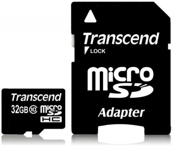 Card memorie Transcend Micro SDHC 32GB Class 10 + Adaptor SD foto mare Card memorie Transcend Micro SDHC 32GB Class 10 + Adaptor SD foto mare