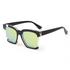 Ochelari De Soare Retro Style - UV400, Oglinda , Protectie UV 100% - Auriu