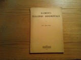 ELEMENTS D`ALGEBRE ORNEMENTALE - El-Milick - Paris, Dumod, 1936, 111 p.