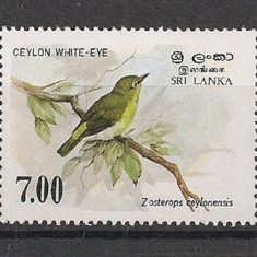 SRI LANKA 1988 - PASARI, timbru nestampilat, AC10