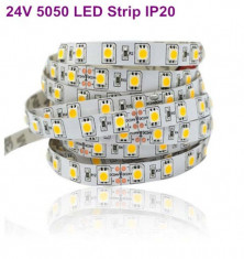 Banda LED SMD5050 DC24V 60LED/m White foto