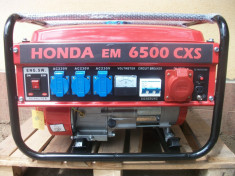 Generator Honda, 5 kw, 220v si 380v, benzina + GPL, NOU! Transport gratuit foto