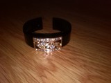Cumpara ieftin Bratara golden cristale-superba