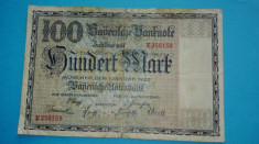 Bancnota Germania 100 Mark, 1922, Munchen foto