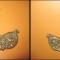 7036-Ornament Franta anii 1900 bronz masiv dore (aurit). Stare buna.