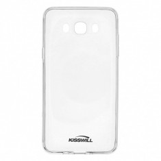 Husa silicon TPU Samsung Galaxy J7 (2016) J710 Kisswill Transparenta Blister Originala foto