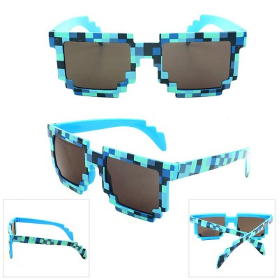 Ochelari Soare Model - MINECRAFT 8 BIT PIXEL - Unisex , Noi - Model 4 foto