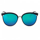 Ochelari De Soare Dama - OCHI DE PISICA - UV400, Protectie UV 100% - Green Blue, Femei, Protectie UV 100%