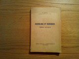 ROUMAINS ET HONGROIS - C. Sassu - Editions Cugetarea, 1940, 178 p.