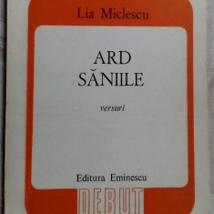 LIA MICLESCU - ARD SANIILE (VERSURI) [volum de debut, 1982]