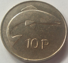 Moneda 10 Pence - IRLANDA, anul 1978 *cod 4901 xF foto