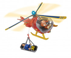 Elicopter cu figurina pompierul Sam, Simba foto