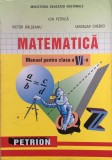 MATEMATICA MANUAL PENTRU CLASA A VI-A - Petrica, Balseanu, Chebici, Clasa 6