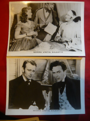 2 Fotografii film &amp;quot;Secera vantul salbatic&amp;quot; cu John Wayne, Paulette Goddart 1942 foto