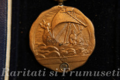 Medalia Virtutea Maritima Pentru Personal Navigant Clasa A III A foto